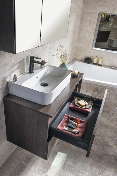 Sapho Sapho, dulap lavoar ODETTA 67x50x43,5cm, pin rustic, DT070-1616