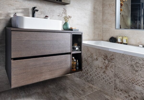 Sapho Sapho, dulap lavoar ODETTA 67x50x43,5cm, pin rustic, DT070-1616