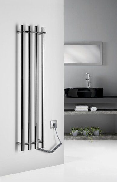 Sapho Sapho, uscator de prosoape electric PAPINADO, 263x1200mm, 85W, crom, ER750