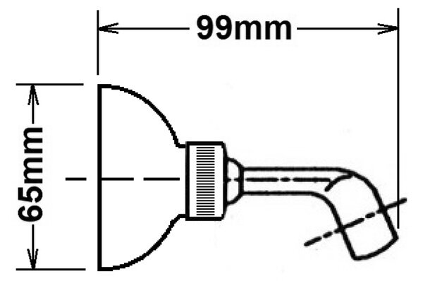 Sapho Sapho, Suport de duș pivotant, bronz, SUP26