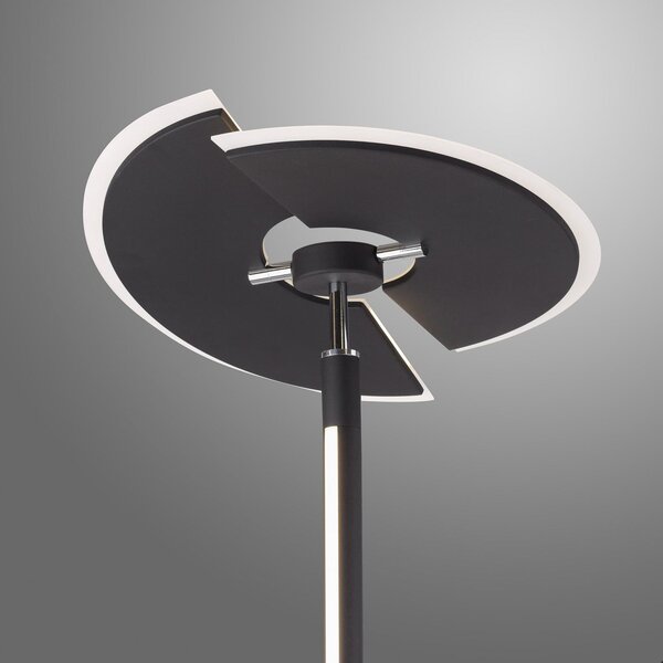 Lampadar PURE, PURE Mutil, reglabil, Negru, Camera de zi, Metal, Modern