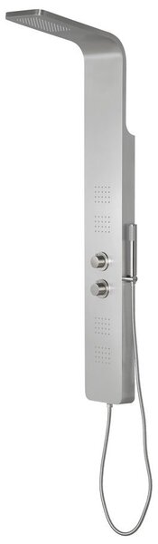 Sapho Sapho, panou de dus PRESTIGE cu termostat. cu baterie 200x1400 mm, inox, WN337