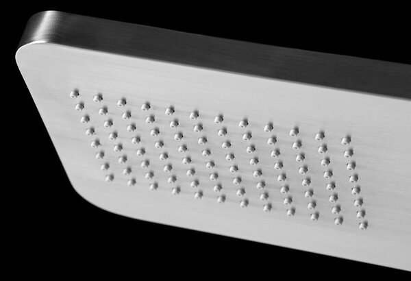Sapho Sapho, panou de dus PRESTIGE cu termostat. cu baterie 200x1400 mm, inox, WN337
