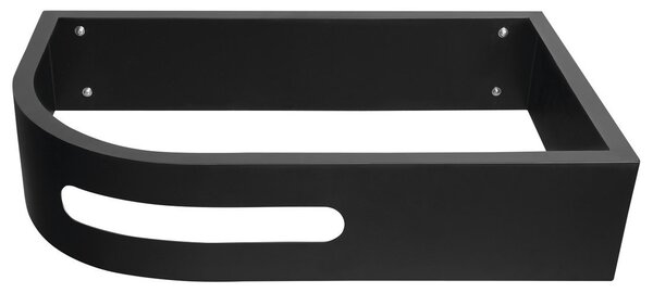 Sapho Sapho, consola PULSE cu suport pentru prosoape, dreapta, mat negru, BM658-CP