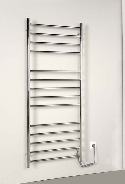 Sapho Sapho, uscator de prosoape electric REDONDO, rotund, 630x1160 mm, 130 W, otel inoxidabil lustruit, ER230V