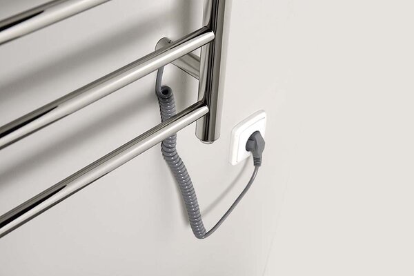 Sapho Sapho, uscator de prosoape electric REDONDO, rotund, 630x1160 mm, 130 W, otel inoxidabil lustruit, ER230V