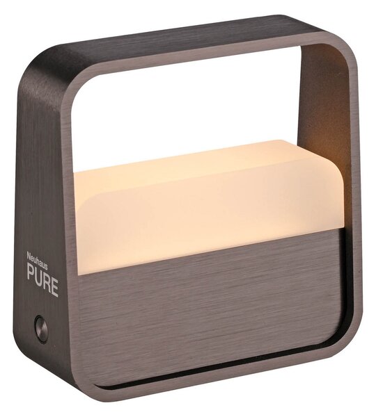 Lampă de masă PURE, PURE Go, reglabil, Maro / Rugină, Camera de zi, Aluminiu, Modern