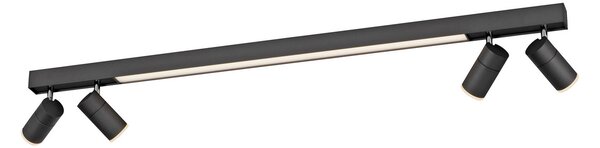 Plafoniere PURE, PURE Lines Spot, reglabil, Negru, Camera de zi, Metal, Modern