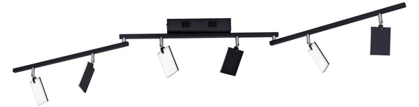 Plafoniere PURE, Mira, reglabil, Negru, Camera de zi, Metal, Modern