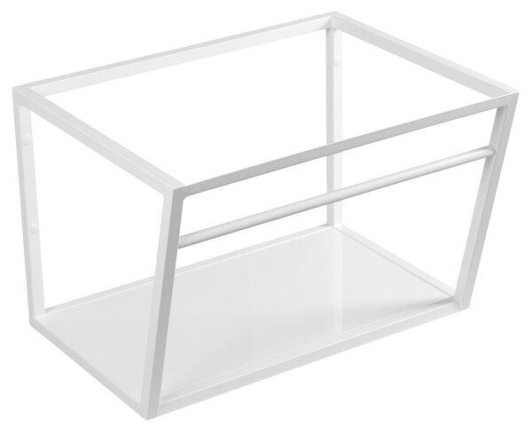 Sapho Sapho, SKA Construcție sub chiuvetă 600x400x460mm, mat alb, cu raft MDF alb, SKA111