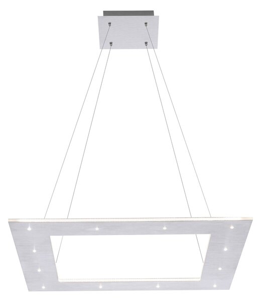 Lustră Pendul PURE, Cosmo, reglabil, Metalic, Camera de zi, Metal, Modern