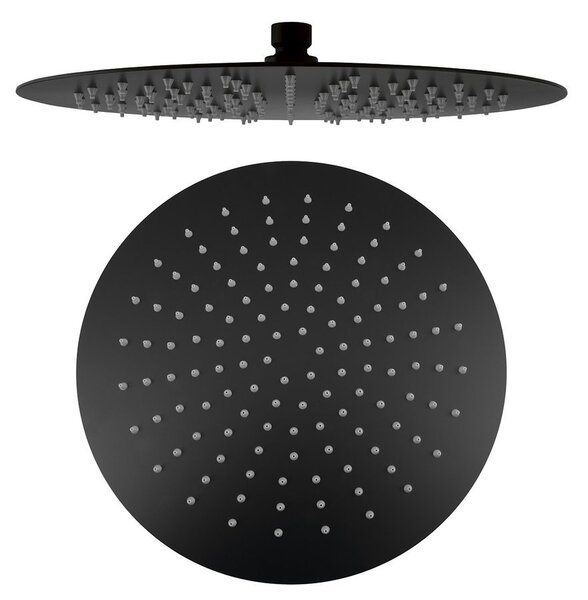 Sapho Sapho, SLIM Cabine de duș, diametru 300 mm, negru mat, MS573B