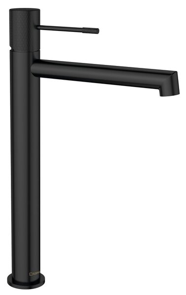 Sapho Sapho, baterie de lavoar de sine stătătoare SOLARIS fără priză, înalt, negru mat, WD006B