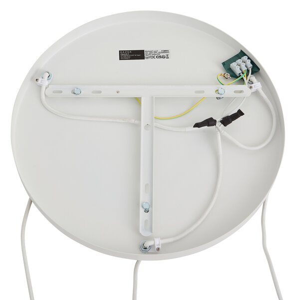 Lampă suspendată Japandi Albă cu abajur organic cu 3 lumini - Moonstone