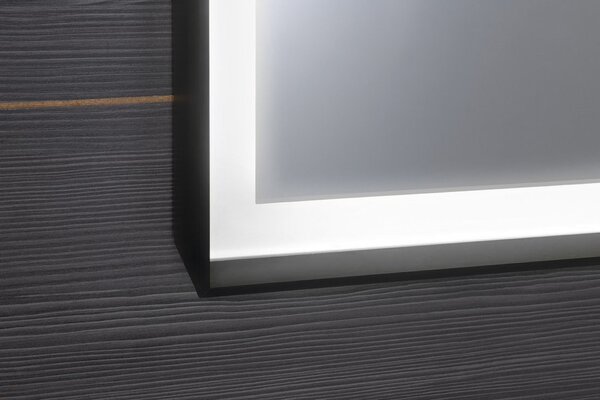 Sapho Sapho, SORT oglinda retroiluminata cu LED 1200x700mm, mat negru, ST120