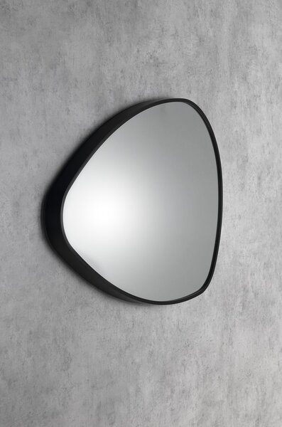 Sapho Sapho, oglinda STEN in cadru 80x51cm, negru mat, NA380