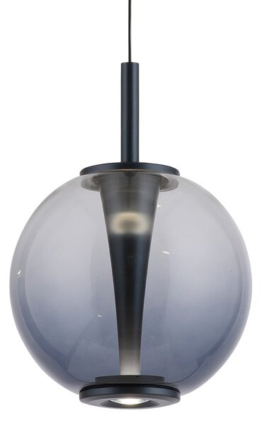 Lustră Pendul PURE, Infinity, reglabil, Gri, Camera de zi, Sticlă