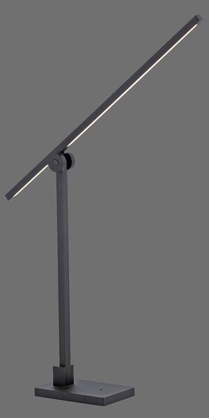 Lampă de masă PURE, PURE Grafo, reglabil, Negru, Studiu / Birou, Metal, Modern