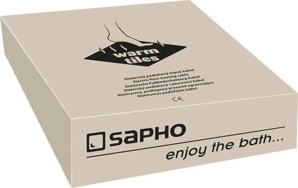 Sapho Sapho, cablu electric de incalzire in pardoseala WARM TILES, 2,8-3,5m2, 450W, WTC29