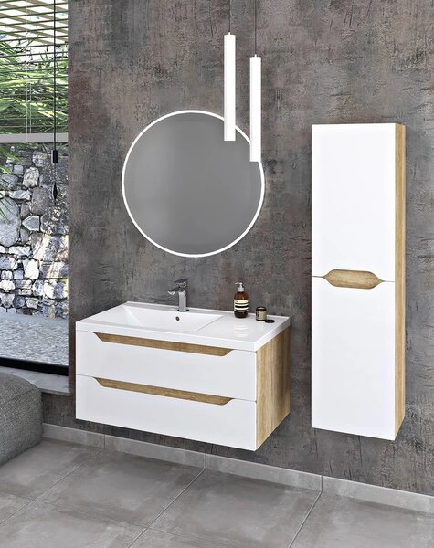 Sapho Sapho, dulap pentru lavoar WAVE 79,7x45x47,8cm, alb (WA081), WA080-3030