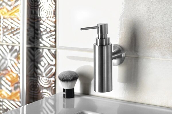 Sapho Sapho, dozator de săpun lichid X-STEEL 150ml, oțel inoxidabil periat, XS100