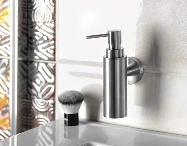 Sapho Sapho, dozator de săpun lichid X-STEEL 150ml, oțel inoxidabil periat, XS100