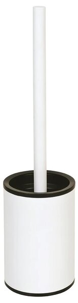 Sapho Sapho, X-ROUND WHITE Perie de toaletă cilindrică pentru picioare, albă, XR306W