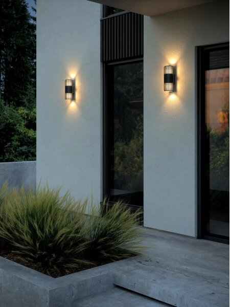 Aplică de exterior Nordlux ALUDRA 2xE27/15W/230V IP54 negru