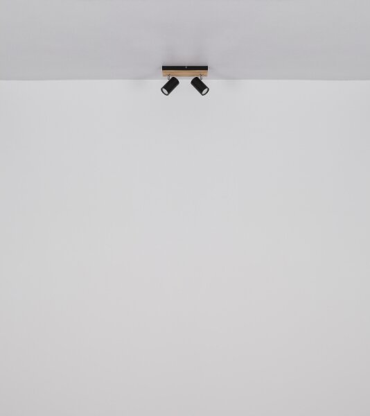 Spot Globo 57909-2 KAYDEN 2xGU10/25W/230V negru