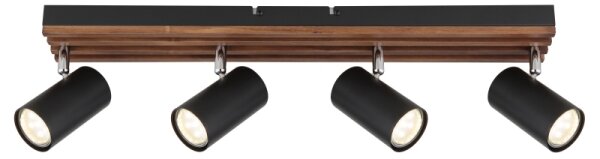 Spot Globo 57909-4 KAYDEN 4xGU10/25W/230V negru