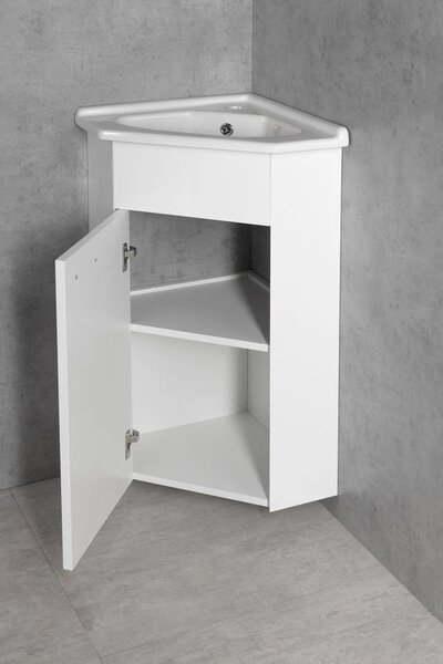 Aqualine Aqualine, dulap lavoar ZOJA 40,5x74x40,5cm, alb, 50345