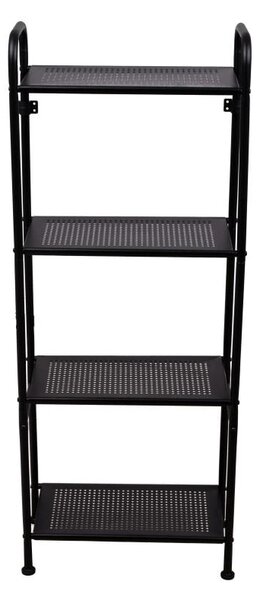 Erga Miki, suport cu 4 rafturi 420x220x1065mm, negru mat, ERG-YKA-P.MIKI-4