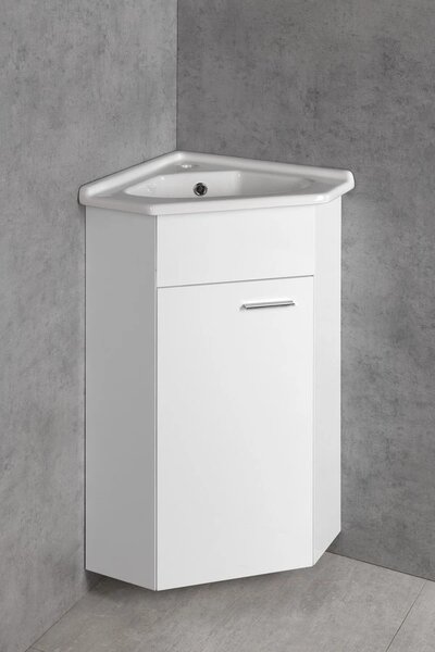 Aqualine Aqualine, dulap lavoar ZOJA 40,5x74x40,5cm, alb, 50345