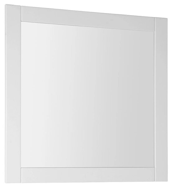 Aqualine Aqualine, oglinda FAVOLO in cadru 80x80cm, alb mat, FV080