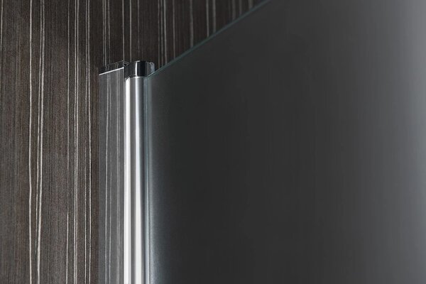 Aqualine Aqualine, usa de dus cu balamale PILOT 700mm, sticla BRICK, PT070W