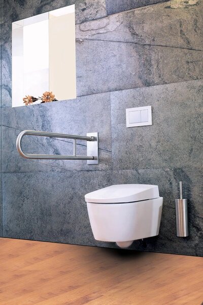 Sapho Sapho, mâner cu balamale HANDICAP 600 mm, oțel inoxidabil lustruit, XH516
