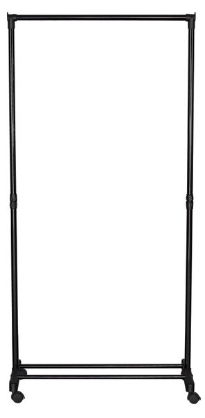 Suport pentru haine, Wizak, Negru, 41.5x74.5x157 cm