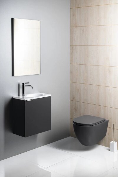 Sapho Sapho, dulap lavoar LATUS IV 49,5x50x25cm, antracit mat, LT410-3434