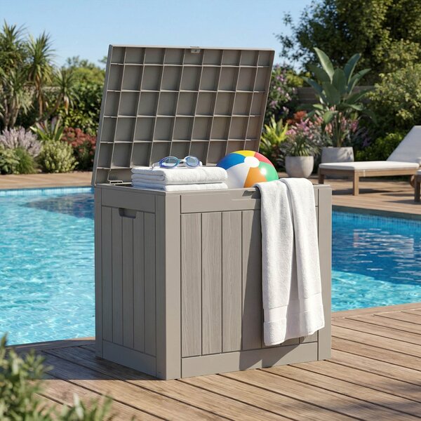 Cutie de grădină 117 L (gri). Promo -23%. 1152403