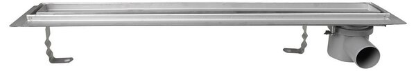 Aqualine Aqualine, scurgere de pardoseală din oțel inoxidabil PAVINO cu grilă pentru gresie, L-760, DN50, 2710-80