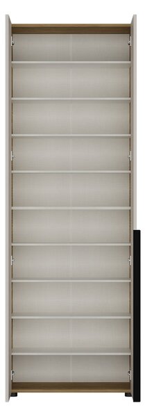 Pantofar Adore Porto, 10 rafturi, Stejar - Bej, 72x210x34 cm