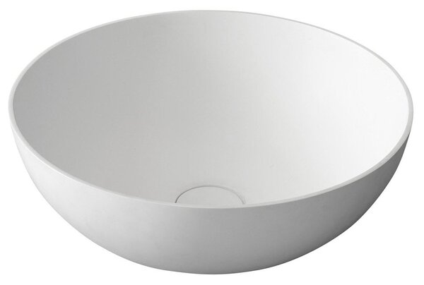 Sapho Sapho, lavoar THIN blat Ø 39 cm, mat alb, WN185