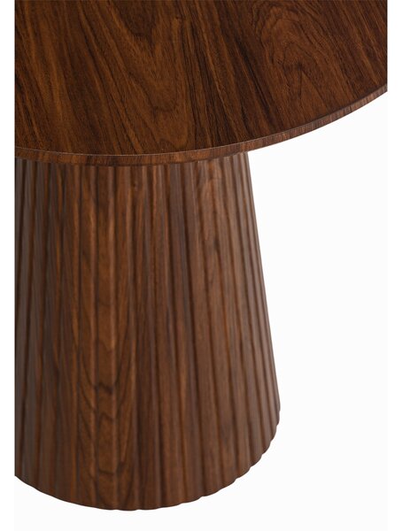Măsuță de cafea rotundă Stellis 60 cm - nuc
