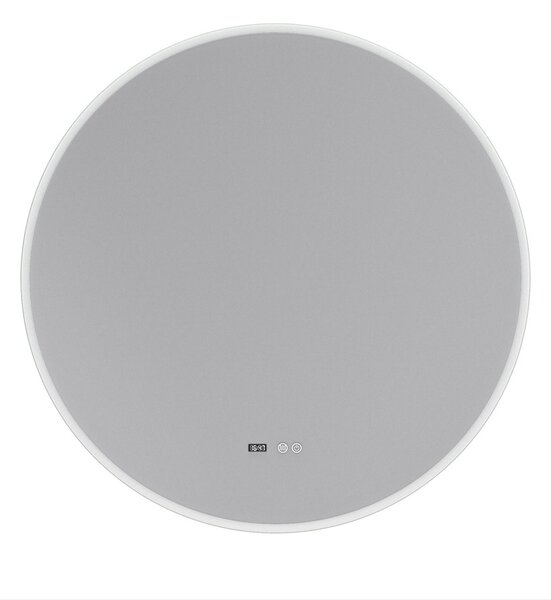 Erga Deam, oglinda rotunda LED 120cm, 3 culori de lumina, iluminare frontala, placa de incalzire anti-aburire, ERG-V01-Deam-1212-CL