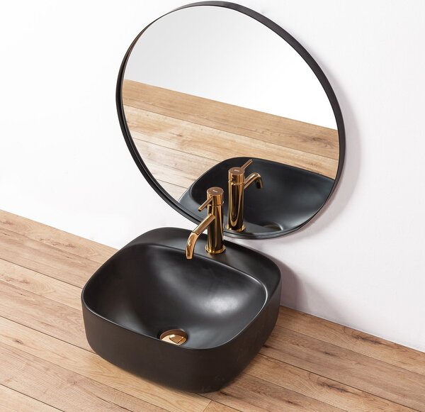 Chiuveta Rea Luiza, 43 x 43 cm, negru, REA-U9606