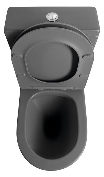 Sapho Sapho, vas combinat WC DARIO RIMLESS cu rezervor, deșeuri inferioare/spate, alb, PC1012WRGR