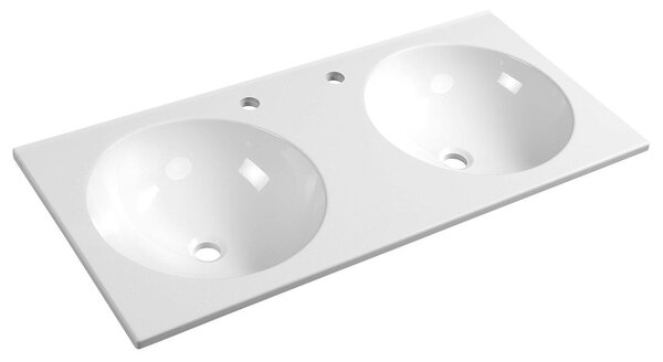 Sapho Sapho, lavoar JUNO 100x47cm, marmura turnata, alb, JU100