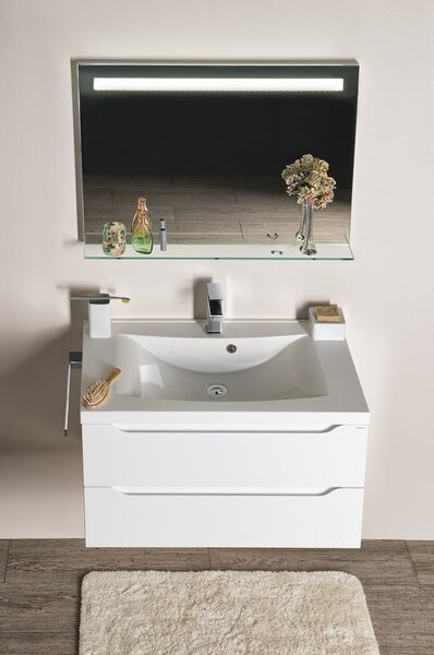 Sapho Sapho, set de baie WAVE 80, alb, KSET-047