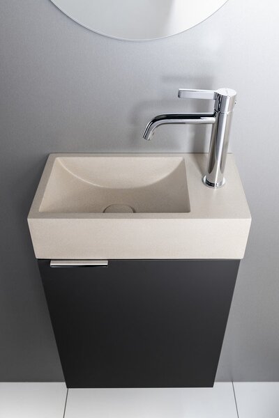 Sapho Sapho, dulap lavoar LATUS X 39,4x50x22cm, mat antracit, LT110-3434
