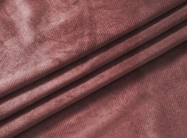 Draperie opaca ELVIO VELVET 140x250 cm, roz vechi. Agatat: Inele metalice